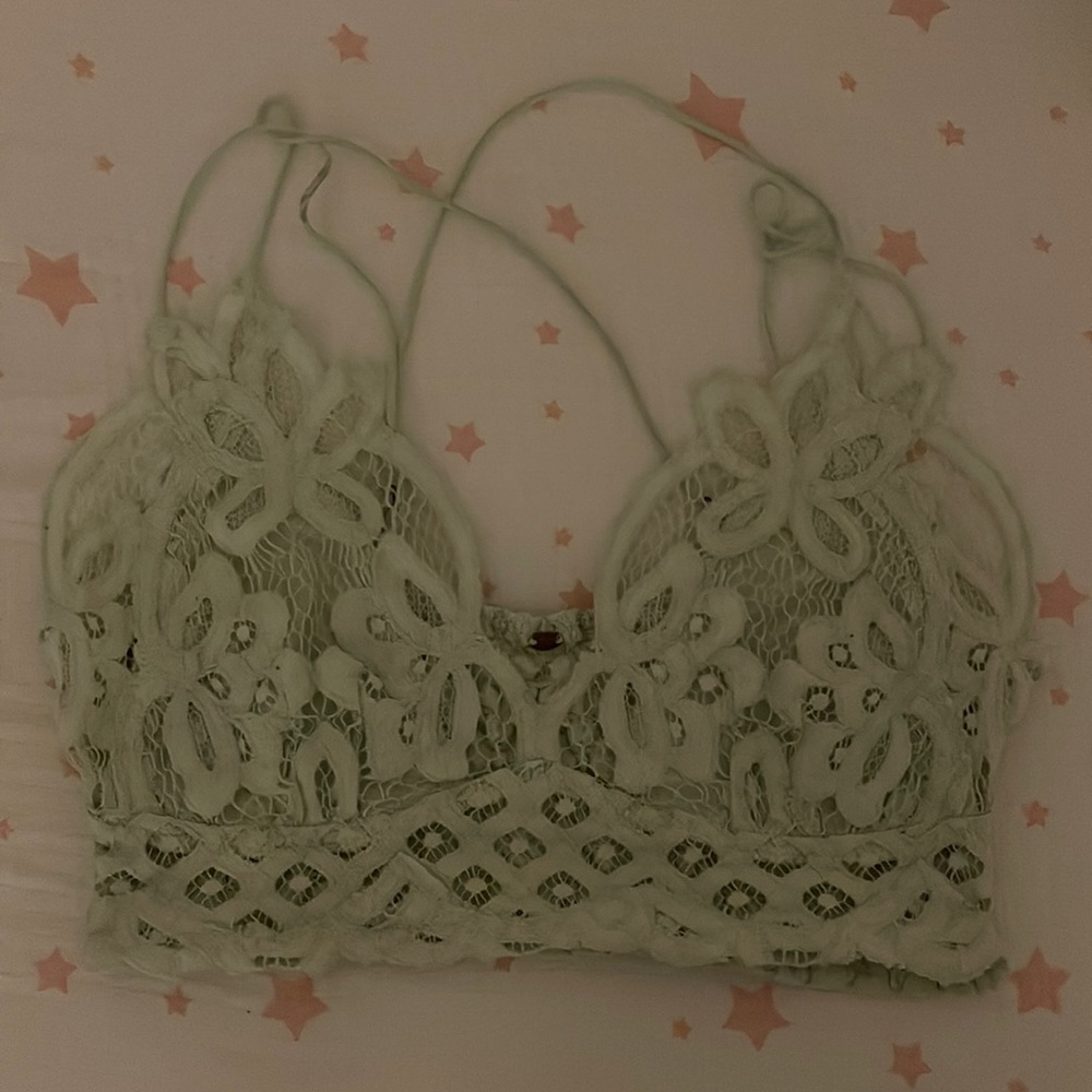 Free people mint green bralette